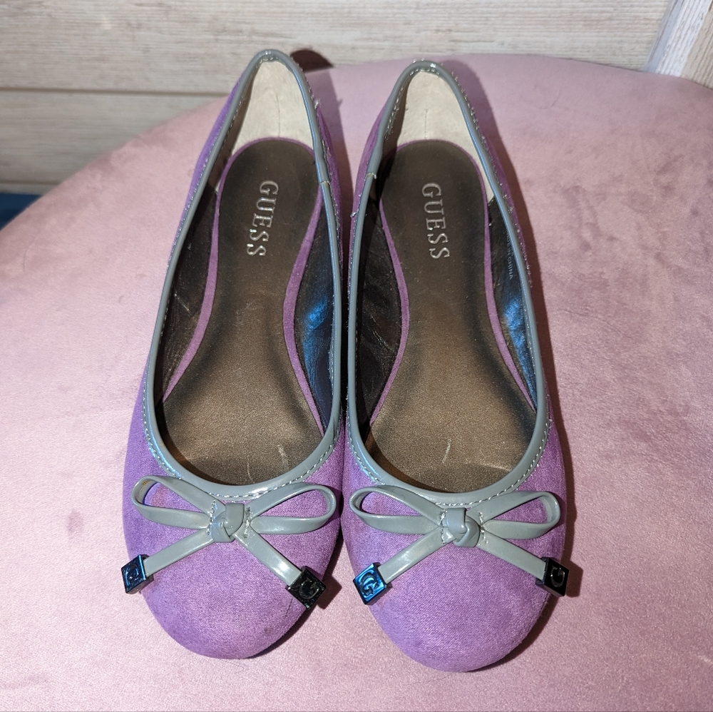 Purple/ Grey Guess Ballerina Style Flats